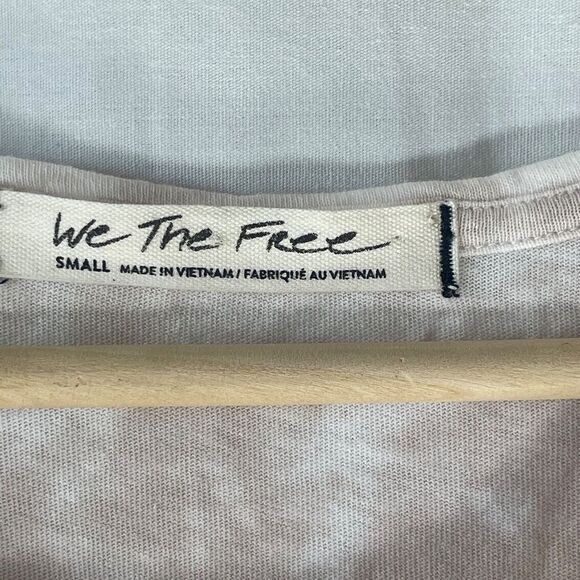 Free People We The Free Any Time Sleeveless Tie Dye Peplum Top Sz S - Picture 5 of 7